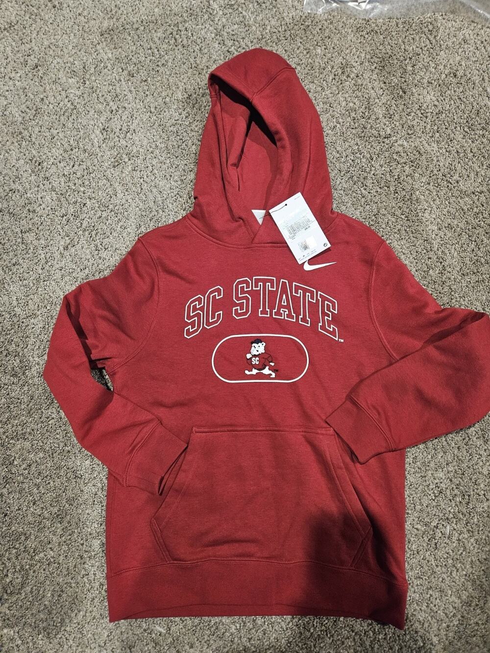 Sz Medium red youth Nike South Carolina State Bulldogs fleece